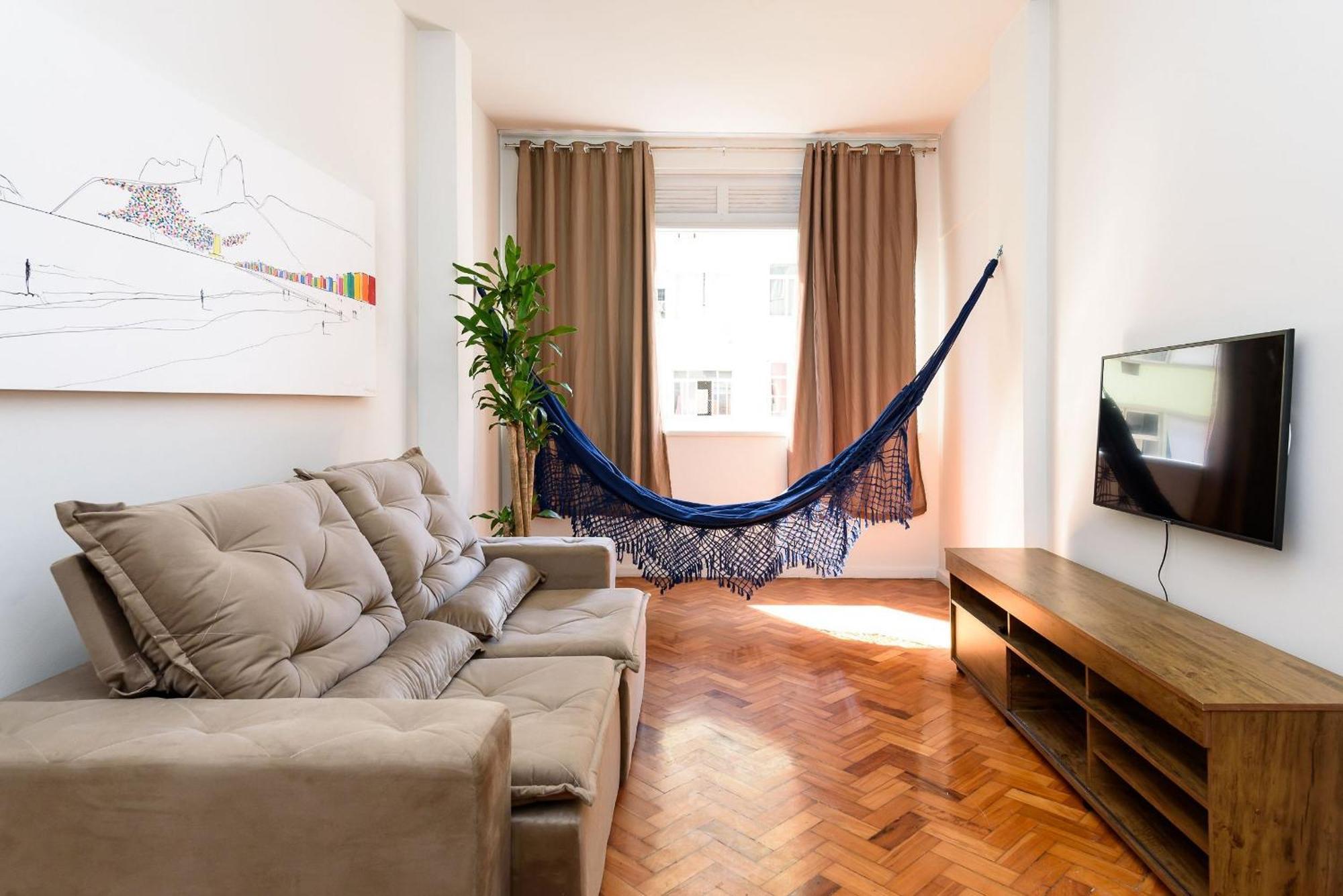2 Quartos Em Copacabana C/ Vista-Mar | Pj 135/808 Рио де Жанейро Екстериор снимка